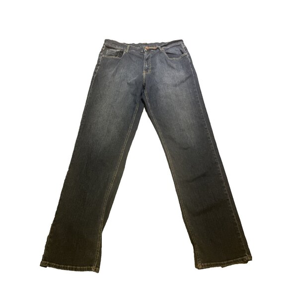 Faconnable Jeans‎ Mens Size 40 *37x34* Model F40 Blue Denim Stretch Straight Leg - Picture 1 of 11
